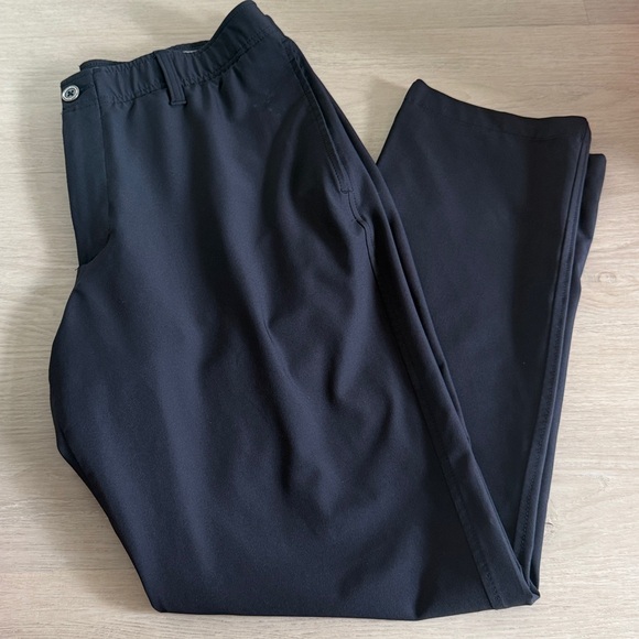 Men's Black Golf Pants - Picture 1 of 2
